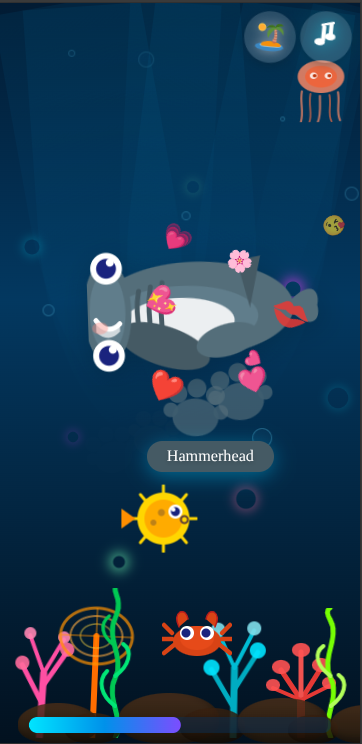 Animal Reveal in Sea